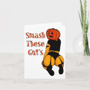 Tarjeta Rompe el Chiste de Halloween de la divertida calab