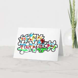 Tarjeta Rompecabezas del Día del Padre feliz