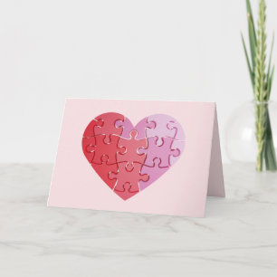 Tarjeta Rompecabezas Día de San Valentín