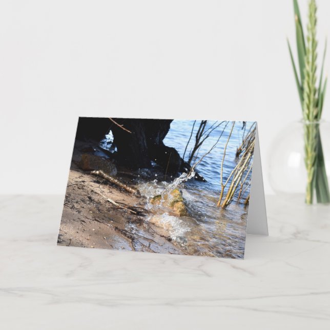 Tarjeta Rompedores, vida en la playa (Anverso)