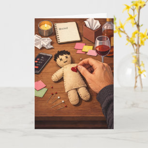 Tarjeta Romper Es Difícil De Hacer Muñeca Vudú Ignorada