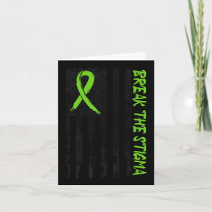 Tarjeta Romper la conciencia sobre el estigma de la salud
