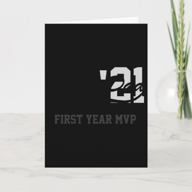 Tarjeta Rookie Dad First Year Mvp Srty T Shirt  (Anverso)