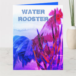 TARJETA ROOSTER DE AGUA