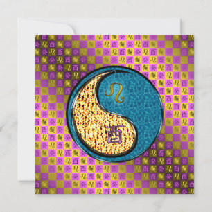 Tarjeta Rooster de Leo y Agua