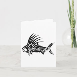 Tarjeta Roosterfish Shirt - Guay Rooster Fish Tril Design