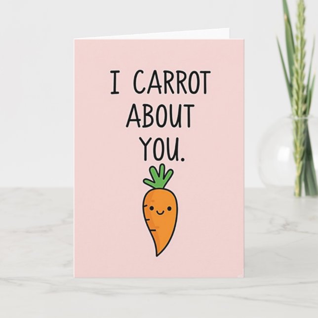 Tarjeta Root Vegetable About You Card (Anverso)