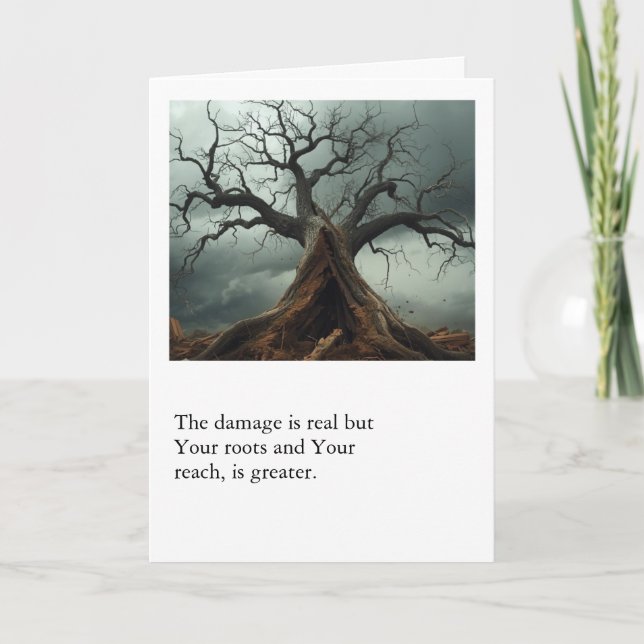 Tarjeta Rooted Beyond the Damage (Anverso)
