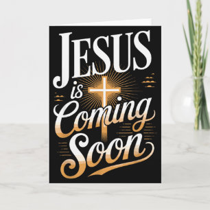 Tarjeta Ropa Cristiana Audaz Jesús Viene Pronto 