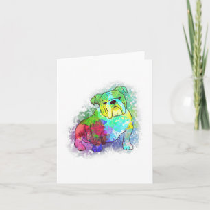 Tarjeta Ropa De bulldog Para Bulldog Inglés Toro De Momand