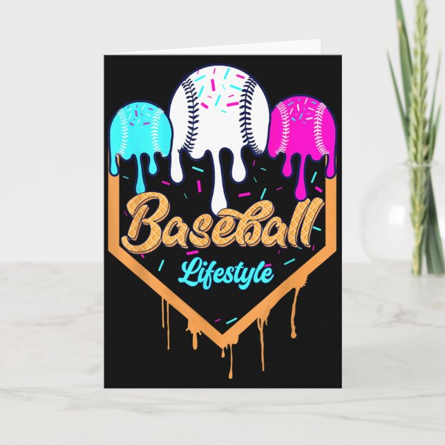 Tarjeta Ropa de estilo de vida de béisbol 101 para jóvenes (Anverso)