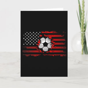 Tarjeta Ropa de fútbol con bandera americana - Fútbol
