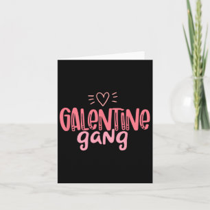 Tarjeta Ropa de Galentine Gang Feliz Día de San Valentín 