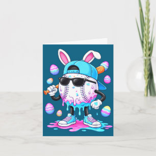 Tarjeta Ropa de helado de goteo de béisbol joven muchacho