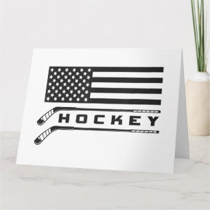 Tarjeta Ropa de hockey con bandera estadounidense - Hockey
