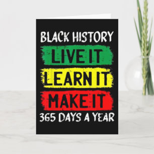 Tarjeta Ropa de mujer del Mes de la Historia Negra del Org