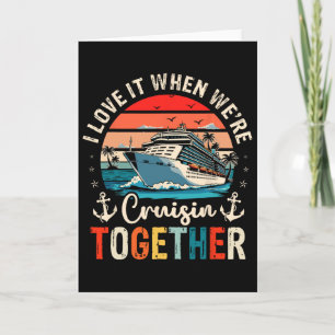 Tarjeta Ropa de Squad de Crucero 2025 Amigos Familia Parej
