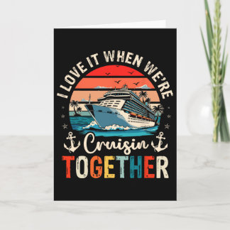 Tarjeta Ropa de Squad de Crucero 2025 Amigos Familia Parej