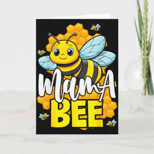 Tarjeta Ropa para el primer día de la familia de la abeja 