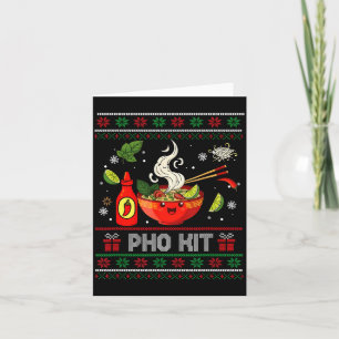 Tarjeta Ropa Pho Kit Ugly Xmas Pijamas Familiares a Juego 