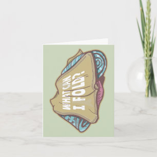 Tarjeta Ropa plegable, día de lavandería