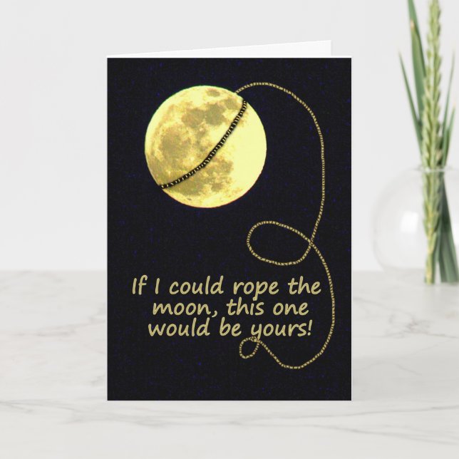 Tarjeta Rope The Moon - Te Amo! (Anverso)