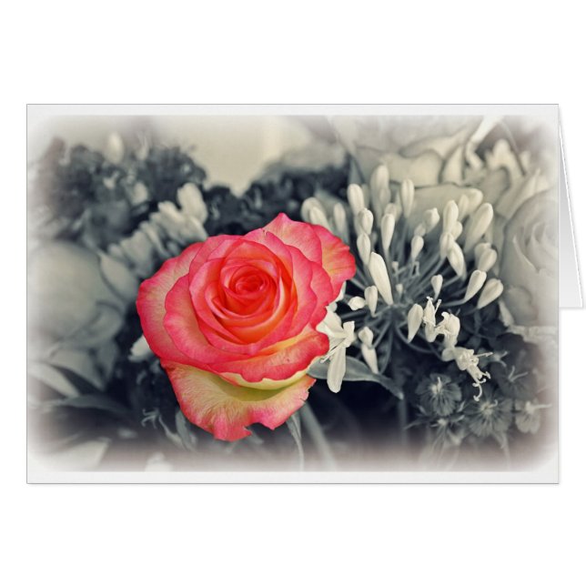Tarjeta Rosa (Anverso (Horizontal))