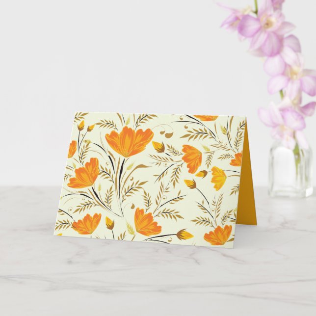 Tarjeta Rosa amarilla (Orquídea)