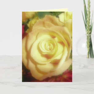 Tarjeta Rosa amarilla