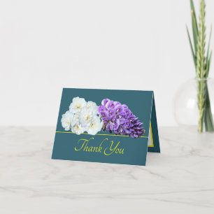 Tarjeta Rosa Amarilla Verde Wisteria Moda Bouquet Gracias