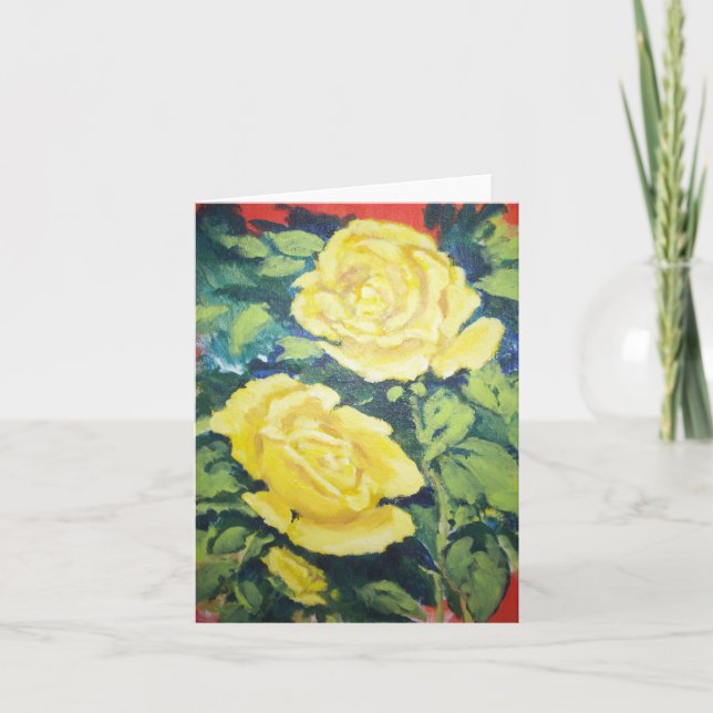 Tarjeta rosa amarillo (Anverso)
