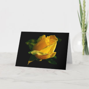 Tarjeta Rosa amarillo grande