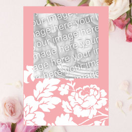 Tarjeta Rosa Blanca Día de la Madre Floral