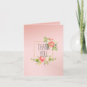 Tarjeta Rosa Blanca Rosa Rosa Rosa Rubor Floral Ombre