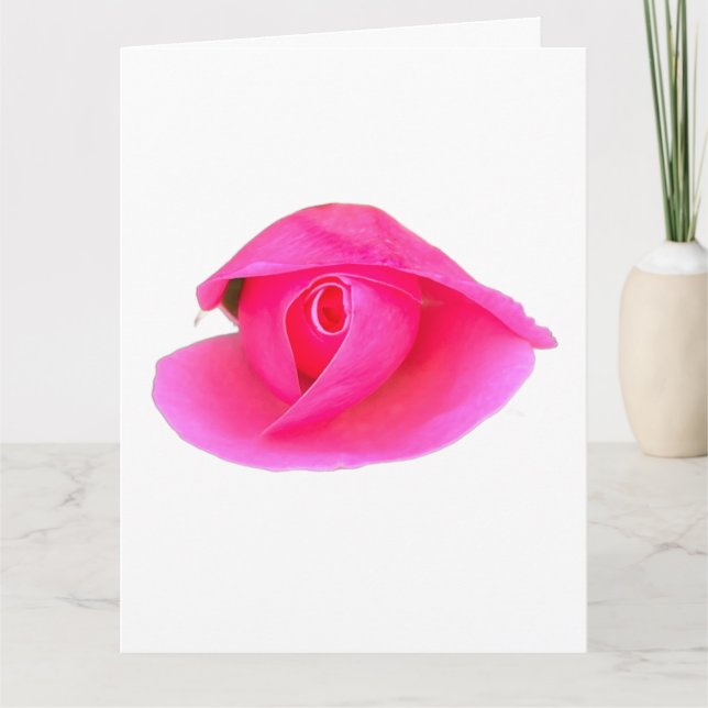 Tarjeta Rosa Bud (Anverso)