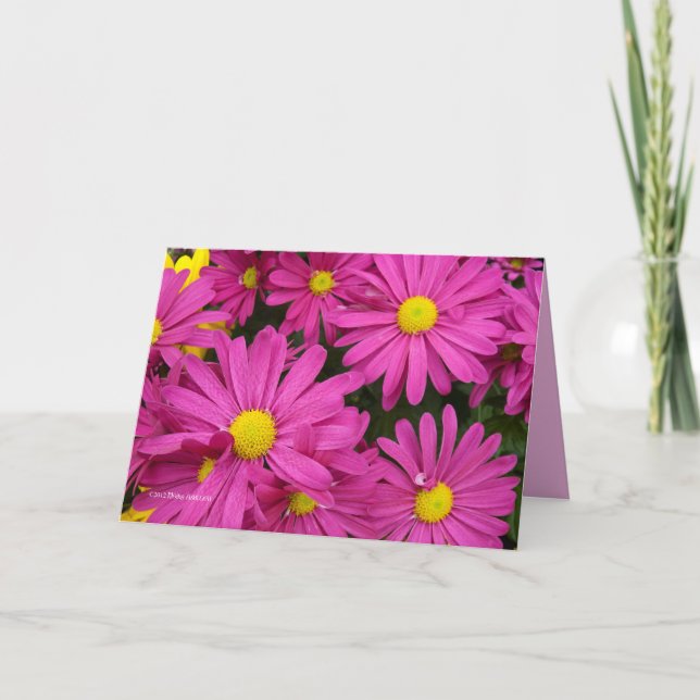 Tarjeta Rosa caliente caliente (Anverso)