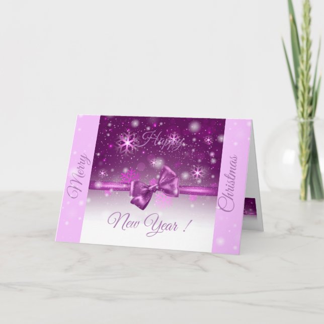 Tarjeta Rosa de invierno (Anverso)