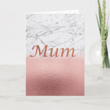 Rosa de mármol oro Relieve metalizado mamá arte en