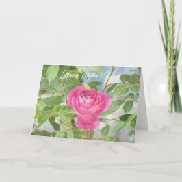 Tarjeta Rosa del día de madre subió