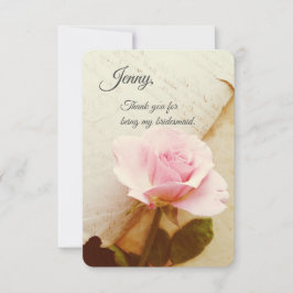 Tarjeta Rosa en páginas de libros antiguas