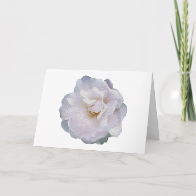 Tarjeta Rosa gris rosado (Anverso)