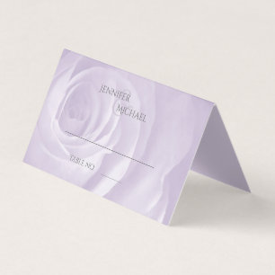 Tarjeta rosa lavanda mesa de invitados de boda elegante