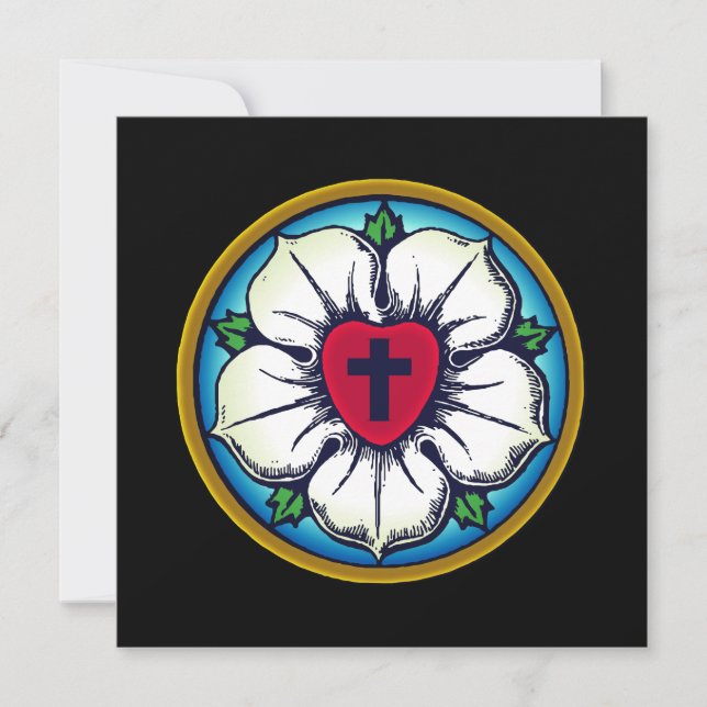 Tarjeta Rosa Lutheran (Anverso)