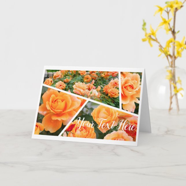 Tarjeta Rosa Manyo [Greeting Card] (flor amarilla)