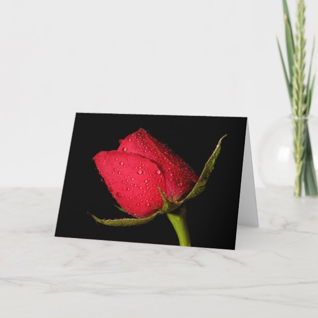 Tarjeta Rosa Roja (Anverso)