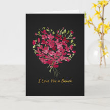 Rosa romántico 'Te amo' floral acuarela