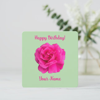Tarjeta Rosa Rosa #6