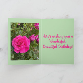 Tarjeta Rosa Rosa #6
