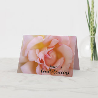 Tarjeta Rosa rosa de la simpatía española