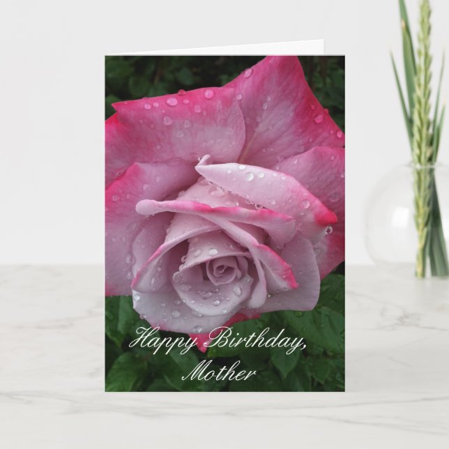Tarjeta rosa rosa rosa (Anverso)